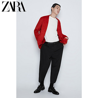 ZARA【打折】 男装 绒面质感效果西装外套 03548610600