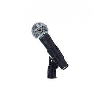 SHURE 舒尔 SM58LC 心形动圈麦克风 黑色+6.5mm卡侬线