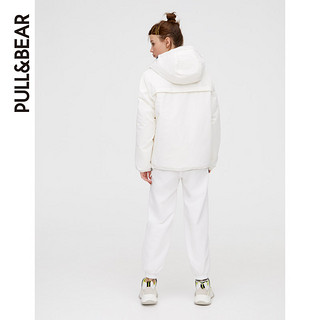 PULL&BEAR 白色袋鼠口袋彩色外套女2020新款宽松 09714303