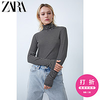 ZARA【打折】TRF 女装 高领 T 恤 04424859064