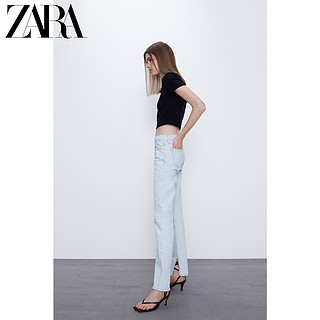 ZARA 新款 TRF 女装 短款 T 恤 01660309800