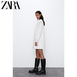 ZARA【打折】TRF 女装 印字绒布连衣裙 01501301251