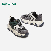 热风 hotwind女鞋2020年春运动老爹鞋松糕网红女士撞色休闲鞋H42W0526