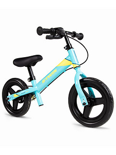 迪卡侬儿童平衡车无脚踏1-2-3岁10寸复古学步车btwin滑步自行车KC