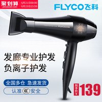 飞科电吹风机家用理发店风力大功率负离子不伤发学生宿舍发廊专用