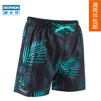 迪卡侬沙滩裤男速干可下水短裤海边度假沙滩泳裤健体短裤潮流SBT