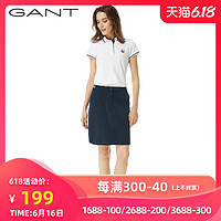 GANT/甘特女士春Tech Prep休闲气质净色短裙4400017