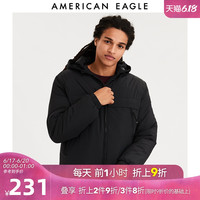 AEO 新款男士轻便连帽飞行员棉夹克American Eagle 0108_1146