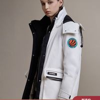 波司登女短款羽绒服冬保暖新款时尚可脱卸帽外套B90142520DS