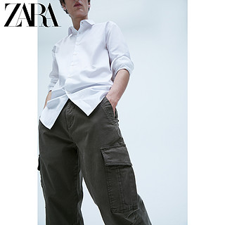 ZARA 新款 男装 纹理机能风多口袋工装休闲裤 09252302505