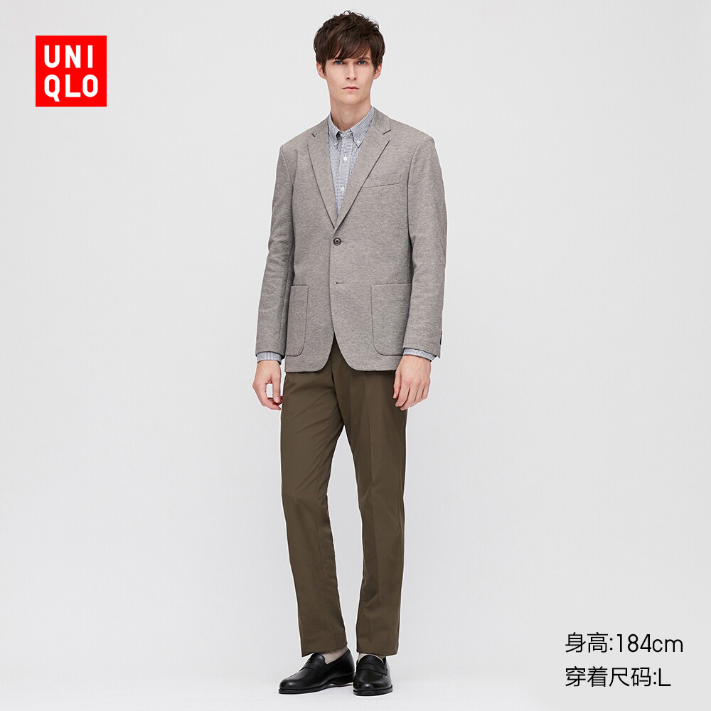优衣库男装舒适外套西装425035uniqlo