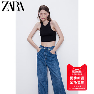 ZARA 新款 TRF 女装 罗纹上衣 03253308800