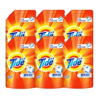 Tide 汰渍 全效360系列 洗衣液 900g*6袋 洁雅百合香