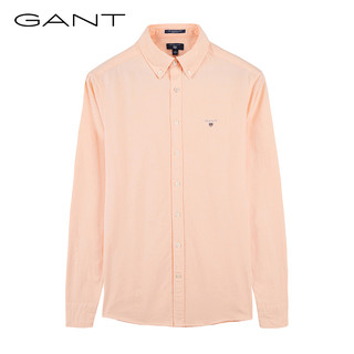 GANT/甘特春男士长袖衬衫休闲修身衬衣棉衬衣3046008