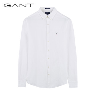 GANT/甘特春男士长袖衬衫休闲修身衬衣棉衬衣3046008