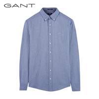 GANT/甘特春男士长袖衬衫休闲修身衬衣棉衬衣3046008