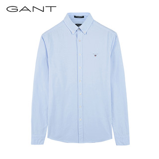 GANT/甘特春男士长袖衬衫休闲修身衬衣棉衬衣3046008