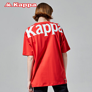 KAPPA卡帕 情侣男女款运动短袖休闲T恤半袖 |K09W2TD66D