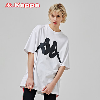 KAPPA卡帕 情侣男女款运动短袖休闲T恤半袖 |K09W2TD66D