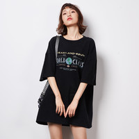 唐狮 TONLION2019新款短袖T恤女韩范半袖女纯棉宽松下