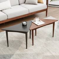 源氏木语全实木茶几小户型客厅胡桃木茶桌北欧简约家用咖啡桌组合