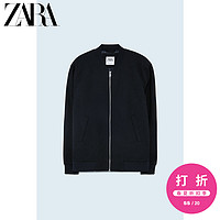 ZARA 新款 男装 珠地布飞行员夹克外套 00706405800