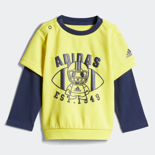 阿迪达斯官网adidas 婴童装训练运动服套装FM9682 FM9683