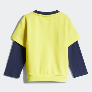 阿迪达斯官网adidas 婴童装训练运动服套装FM9682 FM9683