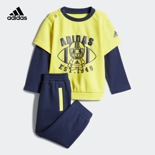 阿迪达斯官网adidas 婴童装训练运动服套装FM9682 FM9683
