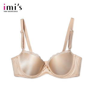 商品爱慕爱美丽内衣女光面薄款舒适胸罩大码聚拢调整型文胸im11ls1
