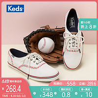 Keds旗舰店新款女鞋帆布鞋百搭休闲小白鞋子WF52476-A