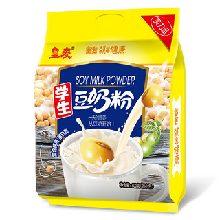 皇麦世家学生营养豆奶粉高钙早餐速溶豆浆粉袋装青少年冲饮品600g