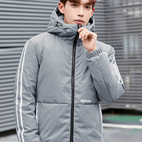 衣品天成2019冬季新款男士羽绒服短款连帽潮流帅气爆款加厚外套潮