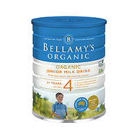 88VIP：BELLAMY'S 贝拉米 经典系列 有机儿童奶粉 澳版 4段 900g*2罐