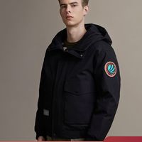 波司登男新品羽绒服保暖防寒工装短款冬装外套夹克B90142527DS