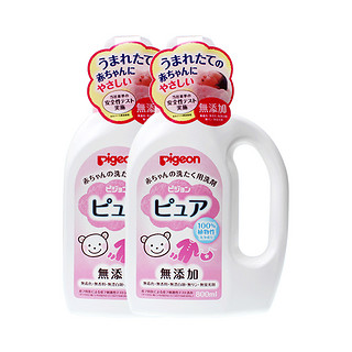 Pigeon 贝亲 植物婴儿洗衣液 柔和型 800ml+720ml*2袋