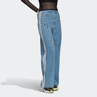 阿迪达斯官网 adidas 三叶草 DENIM TRACKPANT 女装运动裤FL4153