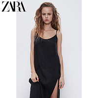 ZARA 新款 TRF 女装 中长版细吊带连衣裙 06929011800