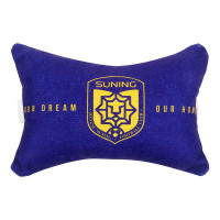 SUNING 苏宁足球俱乐部 骨枕 蓝色米色