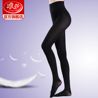 浪莎丝袜380D恒温袜中厚连裤袜春秋季天鹅绒防勾丝肉色打底袜子女