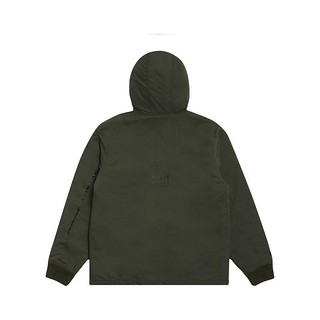 Aape 男装秋冬字母刺绣迷彩拼接连帽夹克外套7245XXB