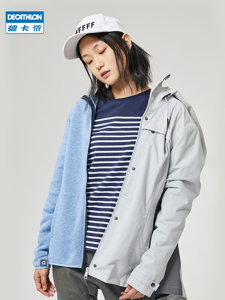 decathlon 迪卡侬 for1 8595486 女士防风冲锋衣