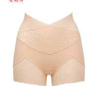 曼妮芬收腹内裤女蕾丝高腰收腹裤提臀塑形收小肚子防走光安全裤