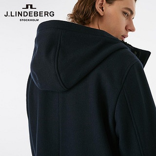 J.LINDEBERG金林德伯格早春时尚潮流休闲连帽毛呢大衣男51834S505