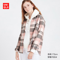 女装 法兰绒格子衬衫(长袖) 421607 优衣库UNIQLO