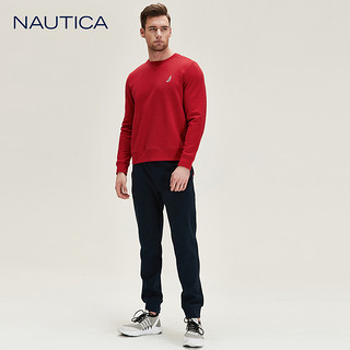 NAUTICA/诺帝卡男装春秋男士休闲套头圆领长袖卫衣男KM8320