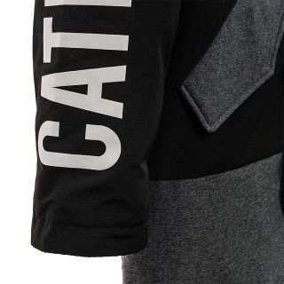CAT 卡特彼勒 男士中长款拉链连帽羽绒服CH7MODJK311A09