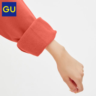 GU极优女装套头卫衣(字母)2019秋冬新款时尚休闲圆领套头衫320447