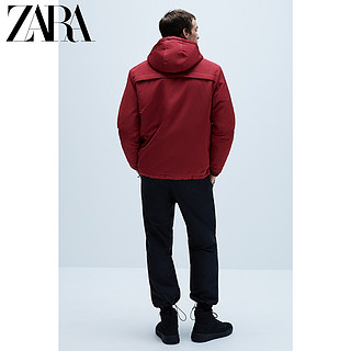 ZARA 新款 男装 有色袋鼠口袋派克外套 00397420600