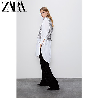 ZARA新款 女装 透明硬纱绢网上衣 07563042064